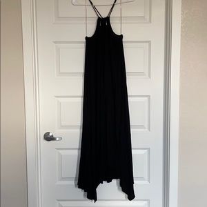 Black maxi dress